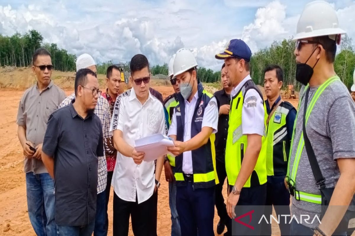 DPRD tinjau pembangunan Bandara Mandailing Natal