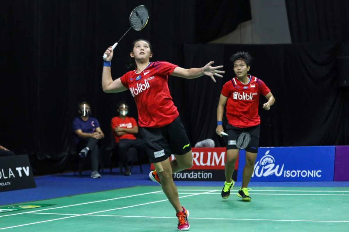 Ranking BWF Apriyani/Fadia melonjak