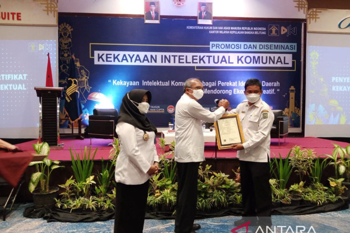 Dua kesenian Belitung resmi miliki sertifikat kekayaan intelektual