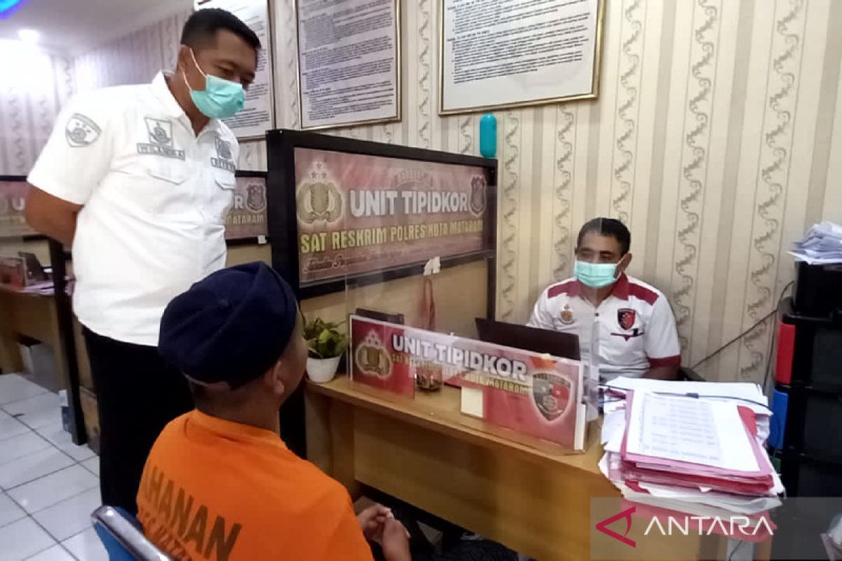 Pungli sopir angkut Bendungan Meninting, anggota BPD Dasan Geria Lobar ditangkap