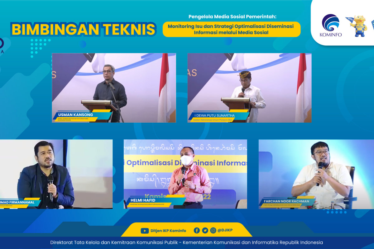 Pengelola media sosial pemerintah bantu maksimalkan diseminasi Informasi