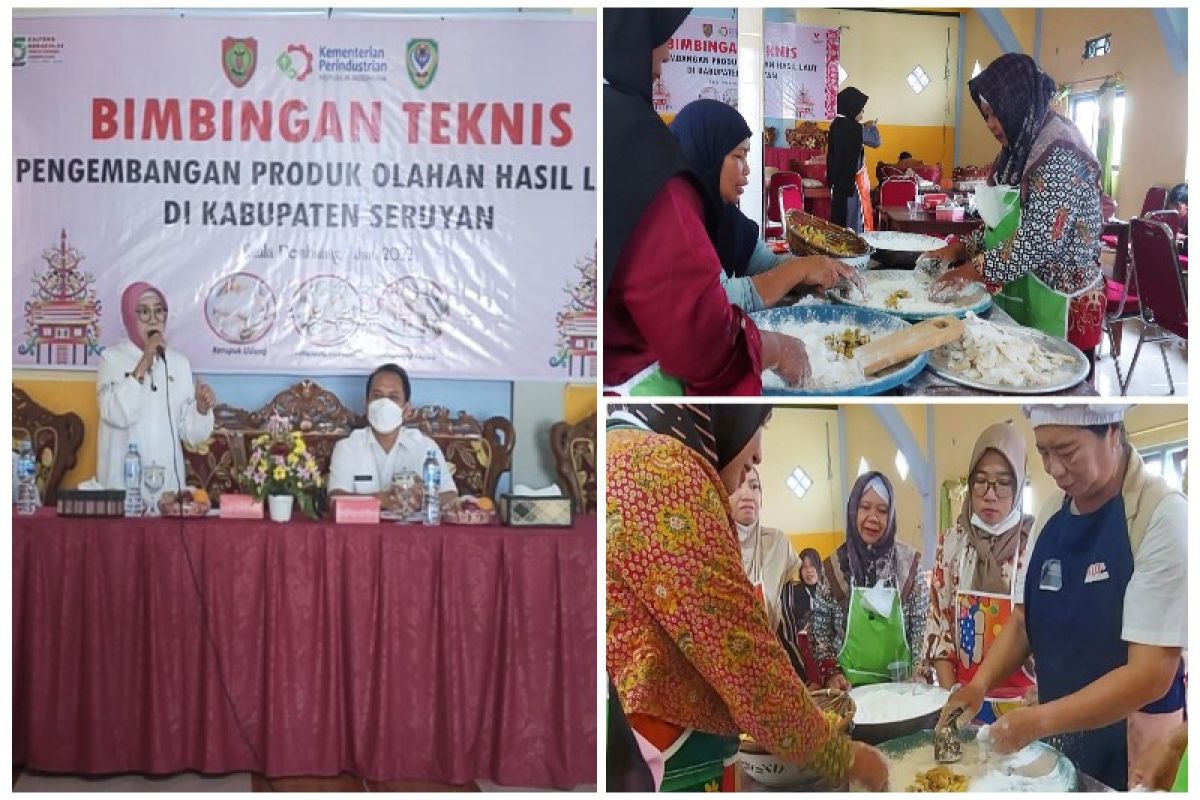 Disdagperin tingkatkan kemampuan masyarakat Seruyan kembangkan produk olahan hasil laut