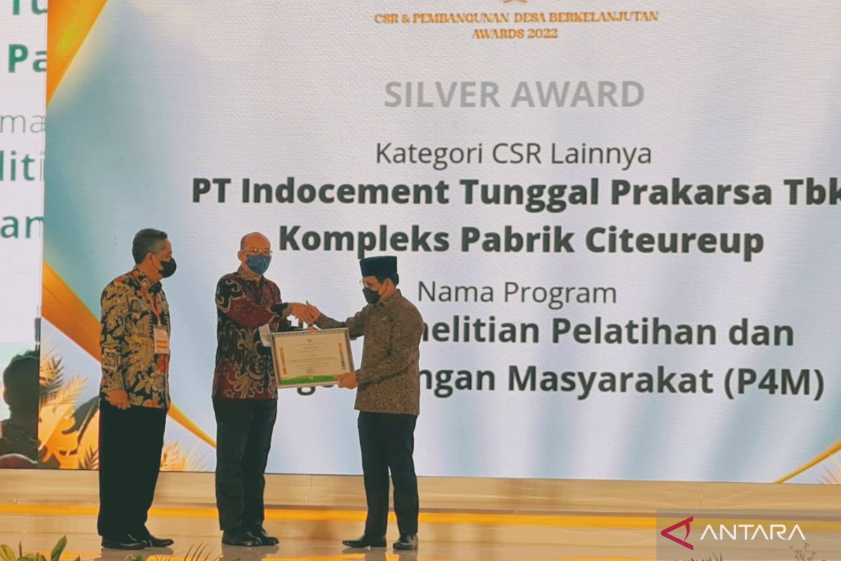 Indocement raih dua penghargaan pada CSR dan PDB Awards 2022