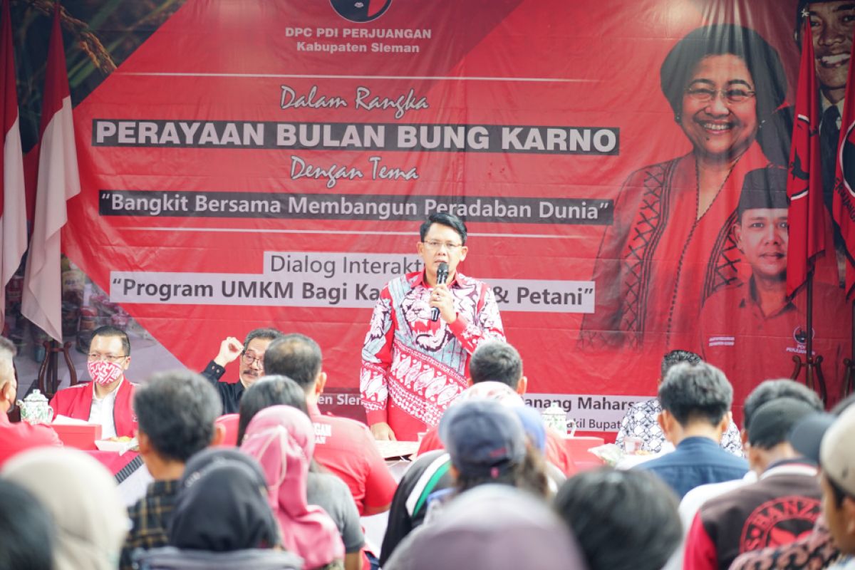 PDIP Sleman menggelar dialog interaktif program UMKM kaum muda