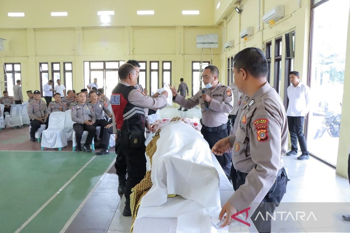 Polres Aceh Tamiang gelar lomba fardhu kifayah