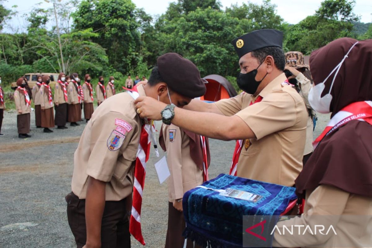 Andikpas LPKA Martapura unjuk kebolehan di perkemahan Pramuka Kiram Park