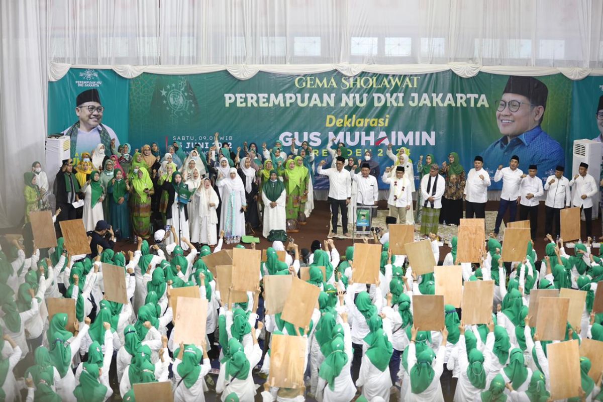 Perempuan NU Jakarta solid dukung Gus Muhaimin sebagai capres 2024
