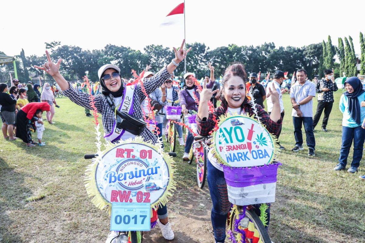 Kelurahan Ngronggo Kediri komitmen berantas narkoba