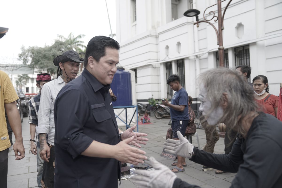 Erick Thohir ajak seniman kelola gedung tua BUMN