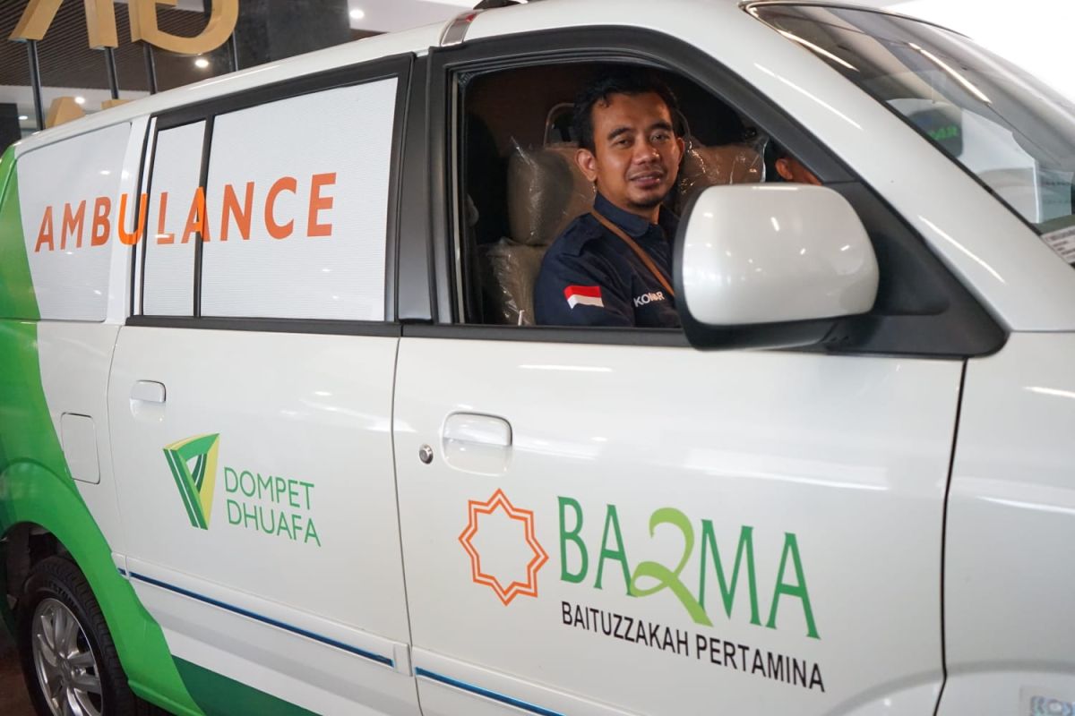 Bazma Pertamina donasi ambulans layanan kesehatan gratis di Aceh melalui Dompet Dhuafa