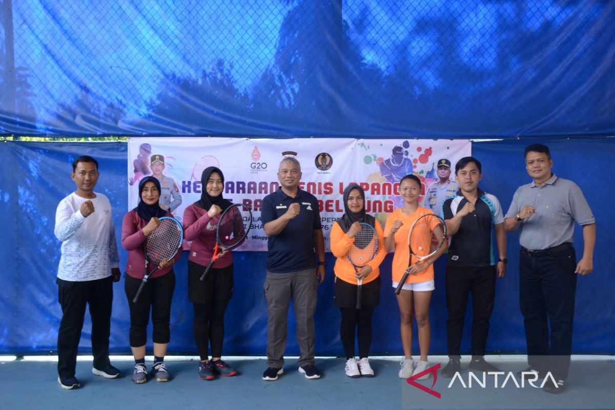 Wakapolda Babel resmi tutup kejuaraan Tenis Lapangan Polda Babel