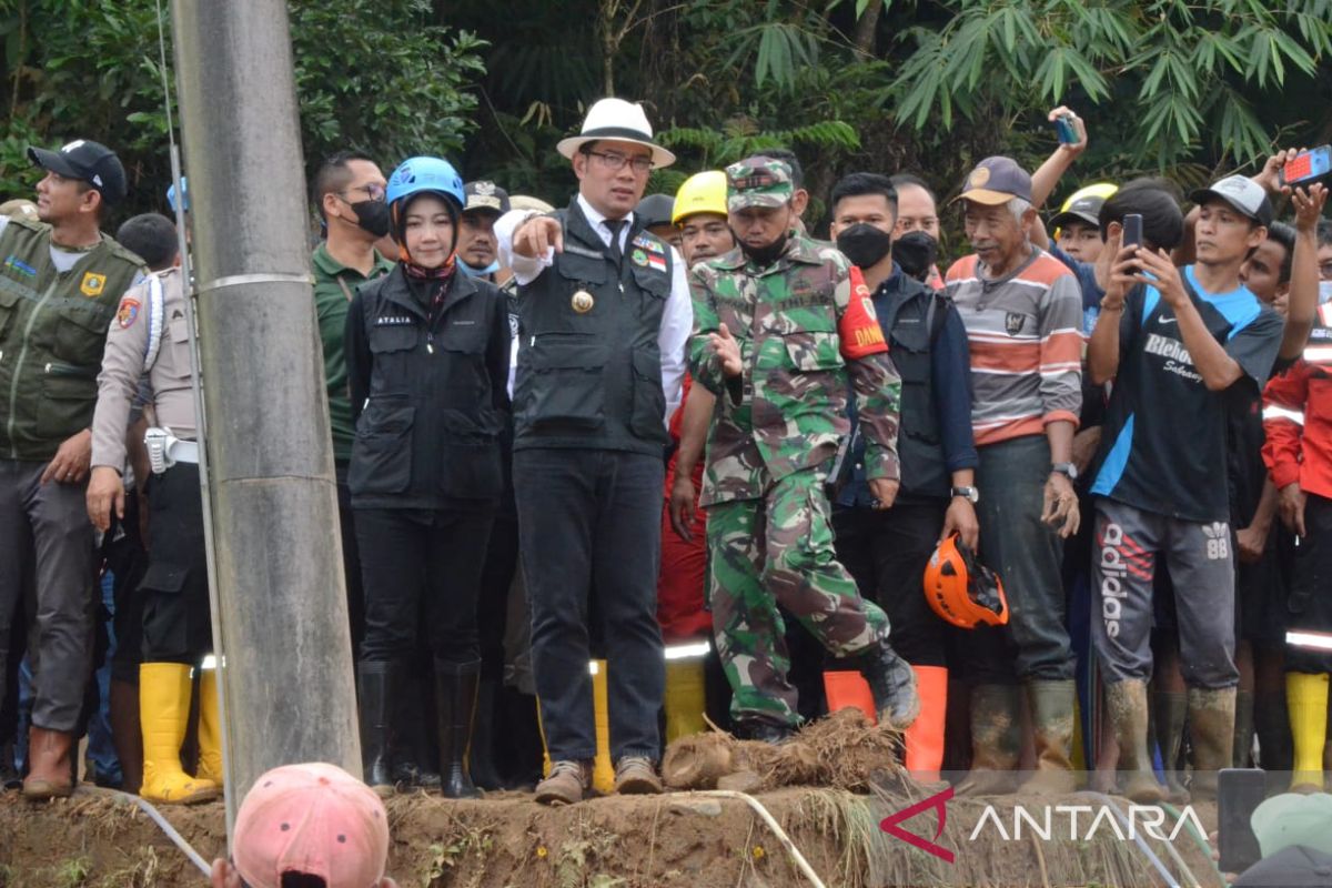 Gubernur Jabar beri bantuan Rp500 juta untuk tanggap darurat bencana di Bogor