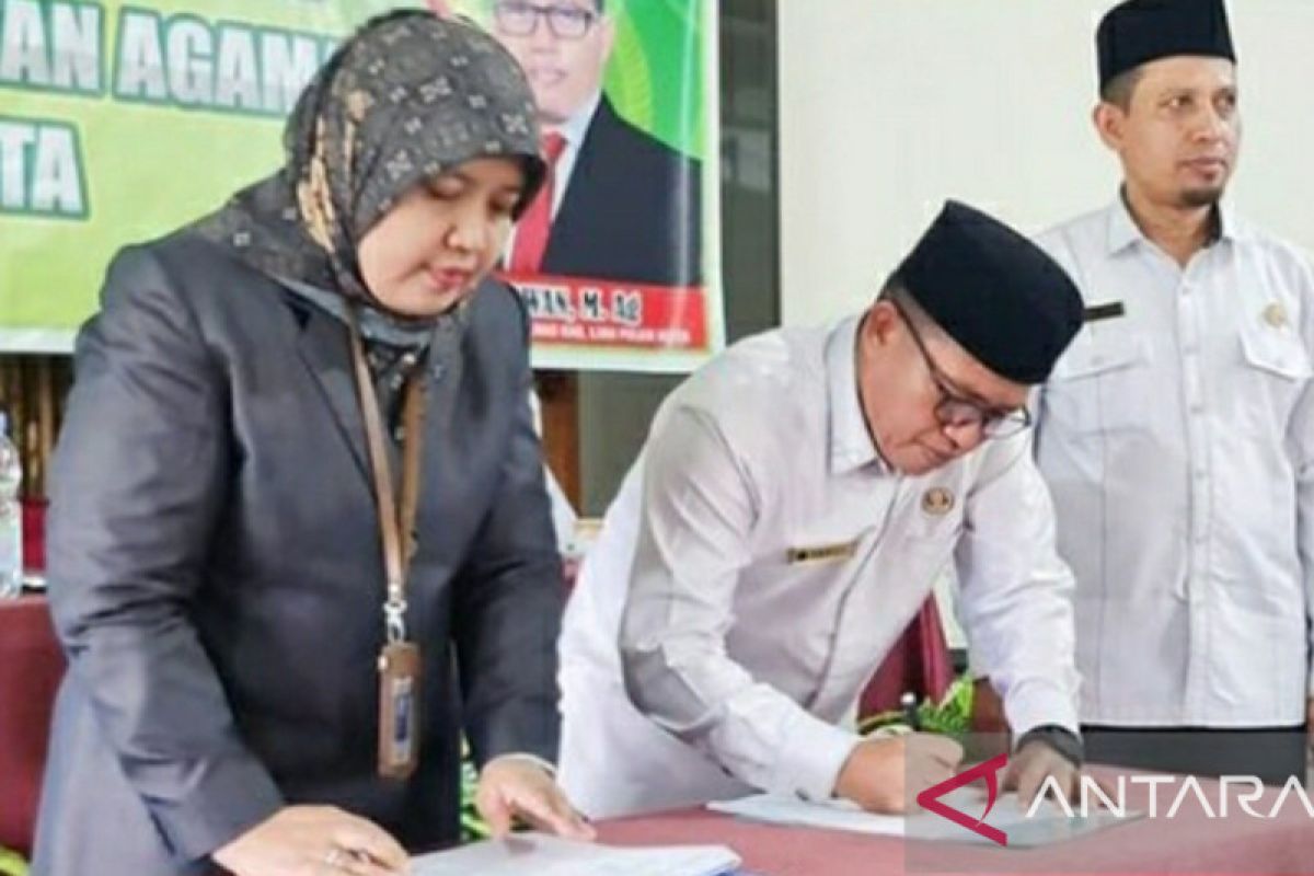 Bank Nagari Syariah Payakumbuh teken MoU dengan Kemenag Limapuluh Kota