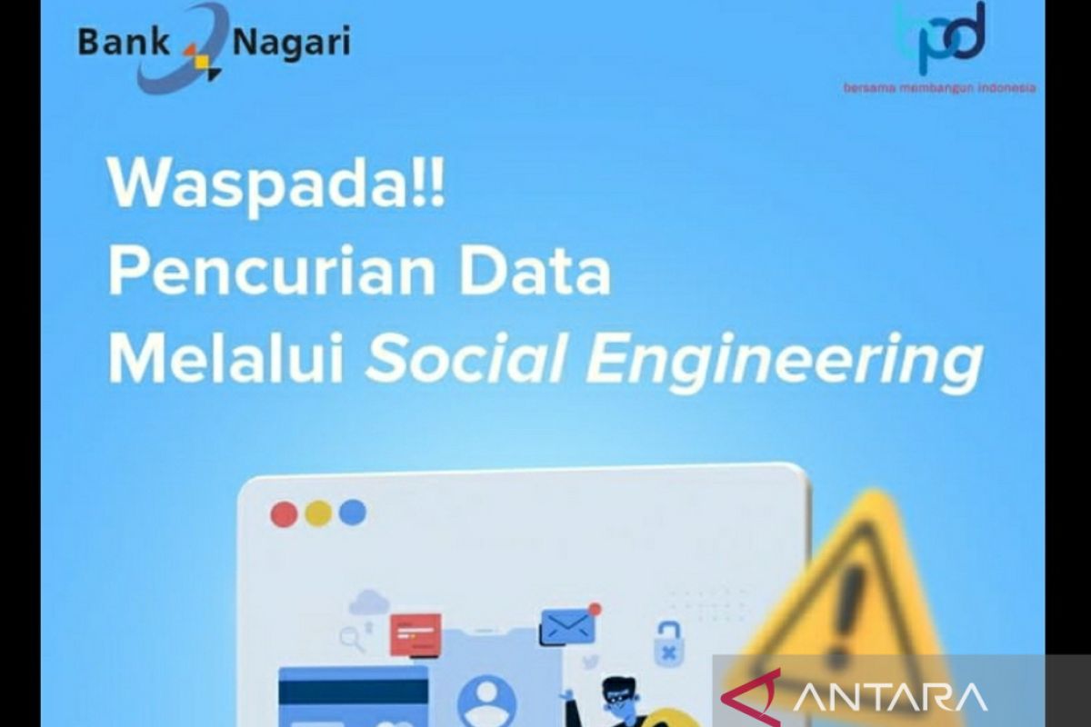 Bank Nagari imbau waspada penipuan data melalui sosial engineering