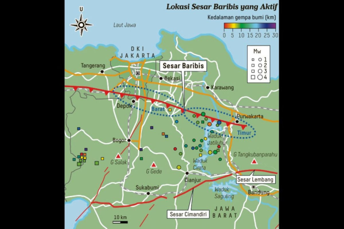 Anies akan cek keaktifan Sesar Baribis di selatan Jakarta