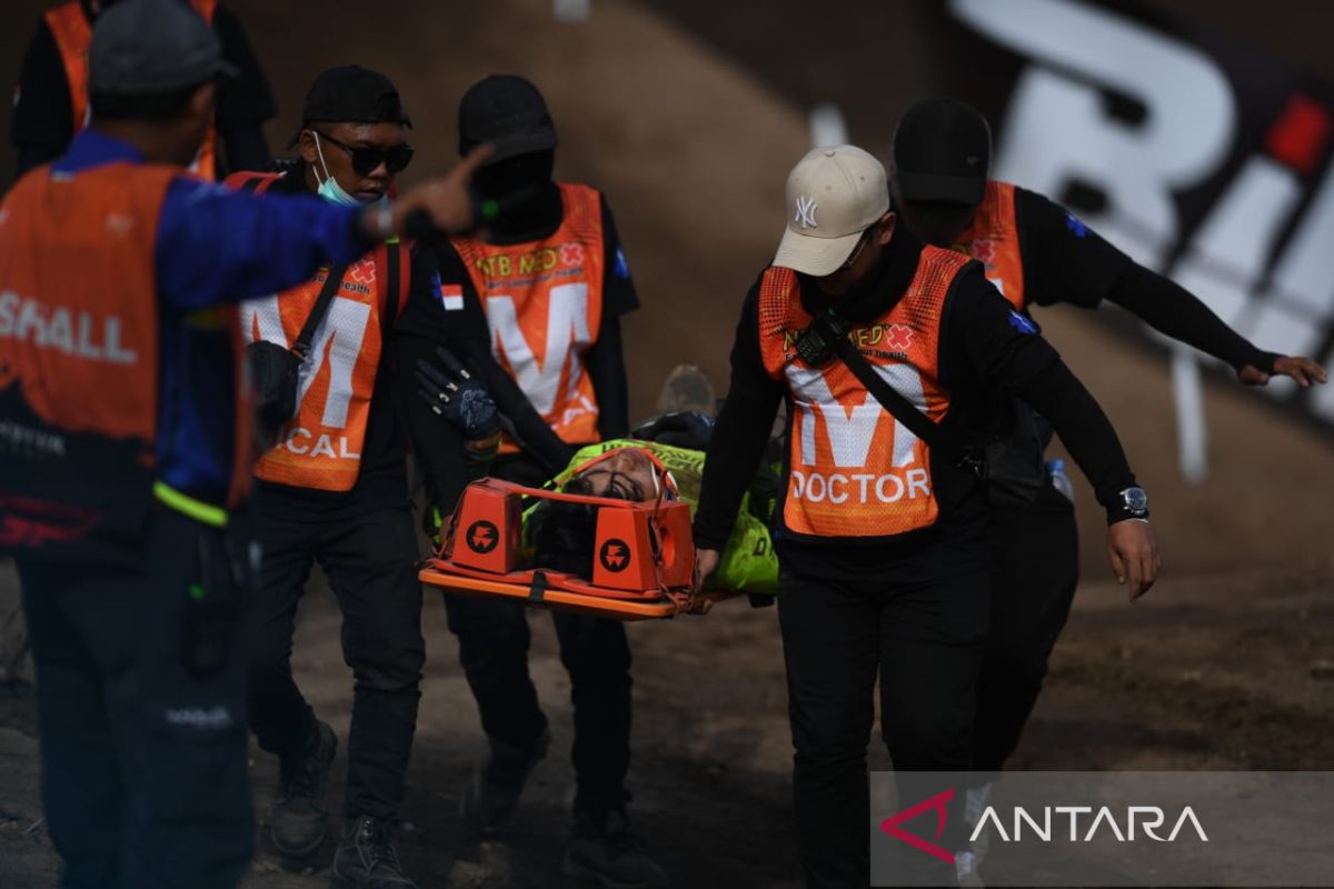 Diva Ismayana belum puas usai crash di race 2 seri MXGP Indonesia