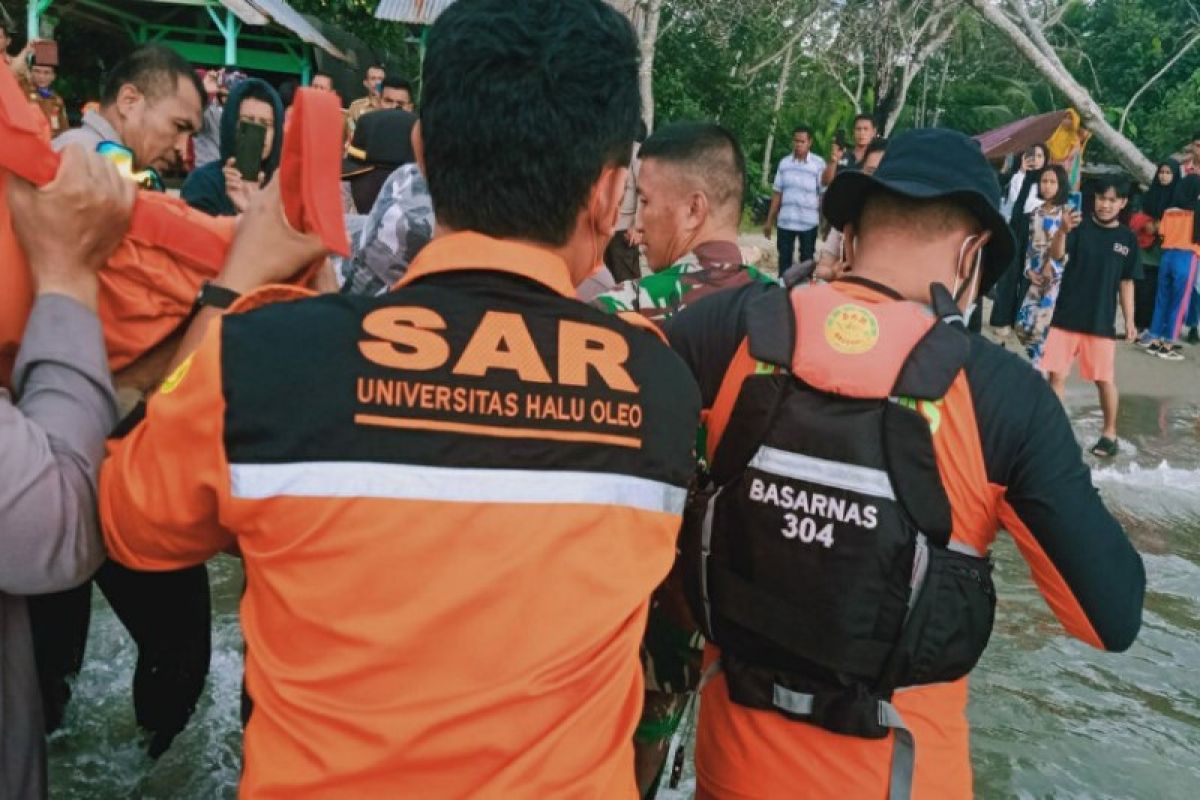 Ditemukan meninggal, anak yang terseret gelombang di Pantai Batu Gong Konawe