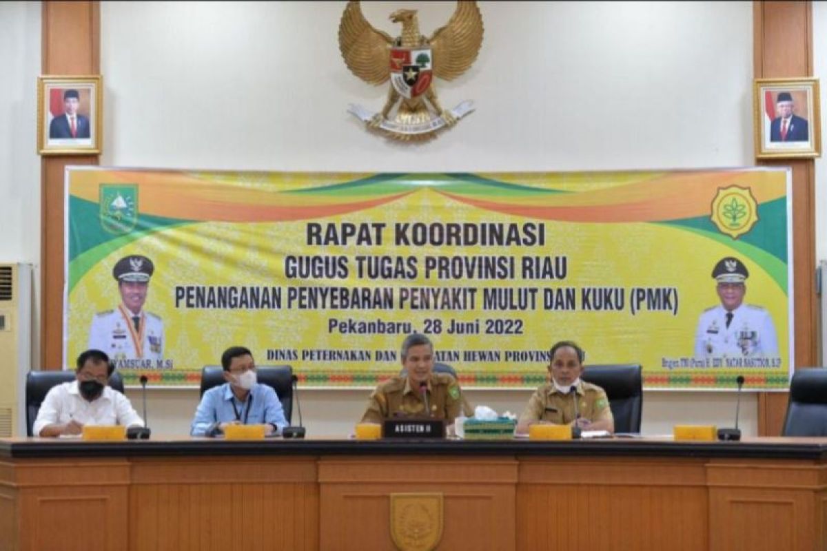 Pemrov Riau terus upayakan cegah penularan PMK ternak sapi