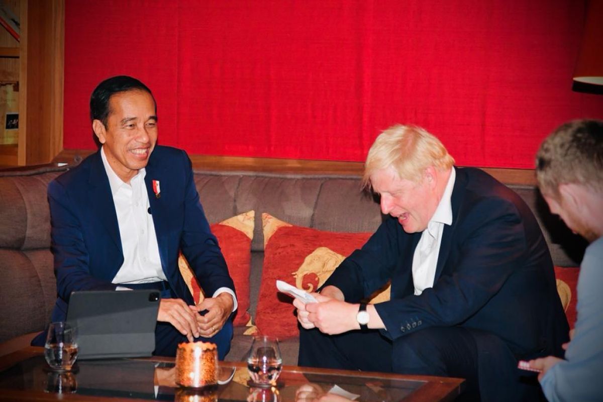 Jokowi bertemu PM Inggris, perkuat kerja sama bidang EBT