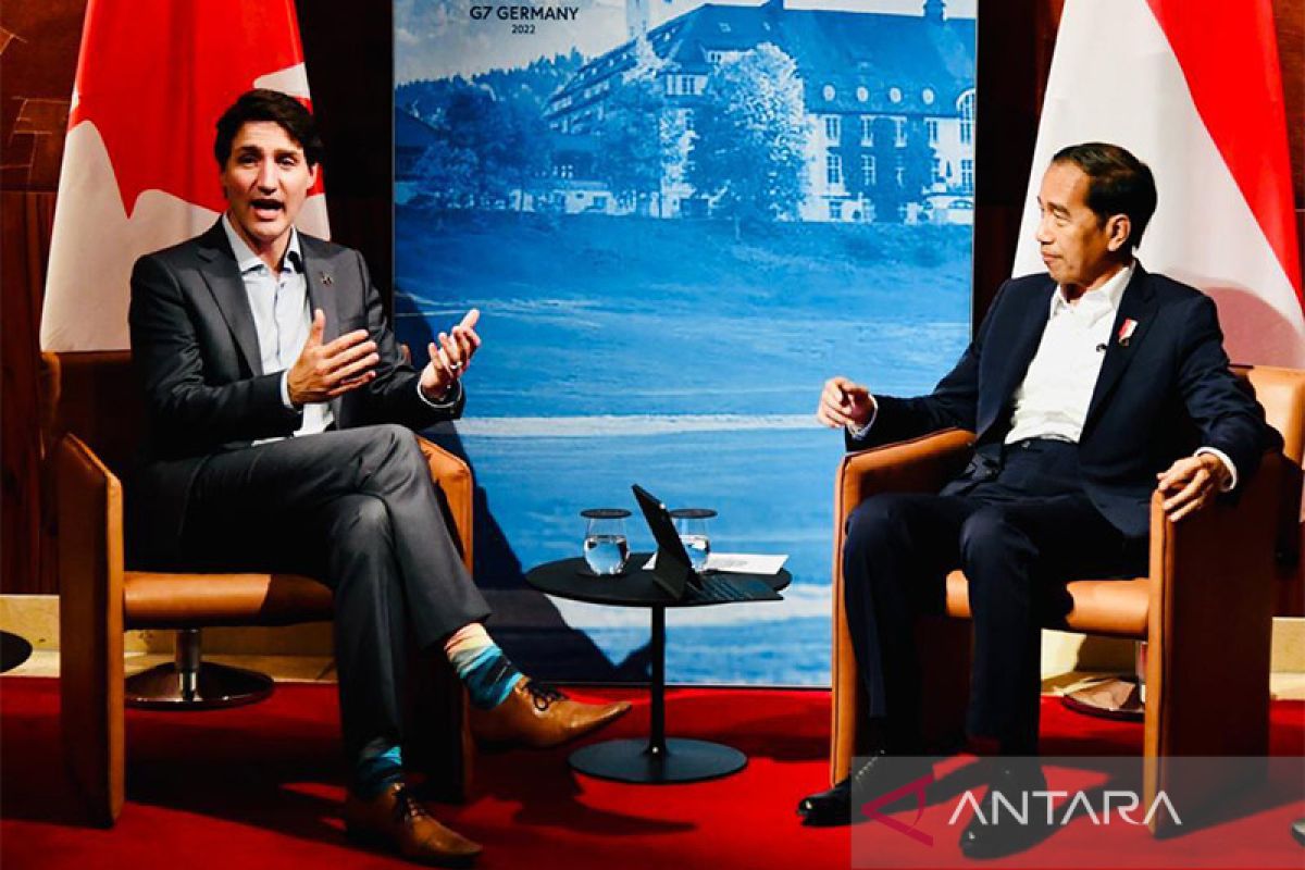 President Jokowi encourages strengthening economic cooperation between Indonesia and Canada