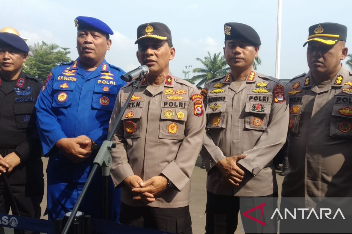 Polda Banten gelar latihan dan simulasi pengamanan kota