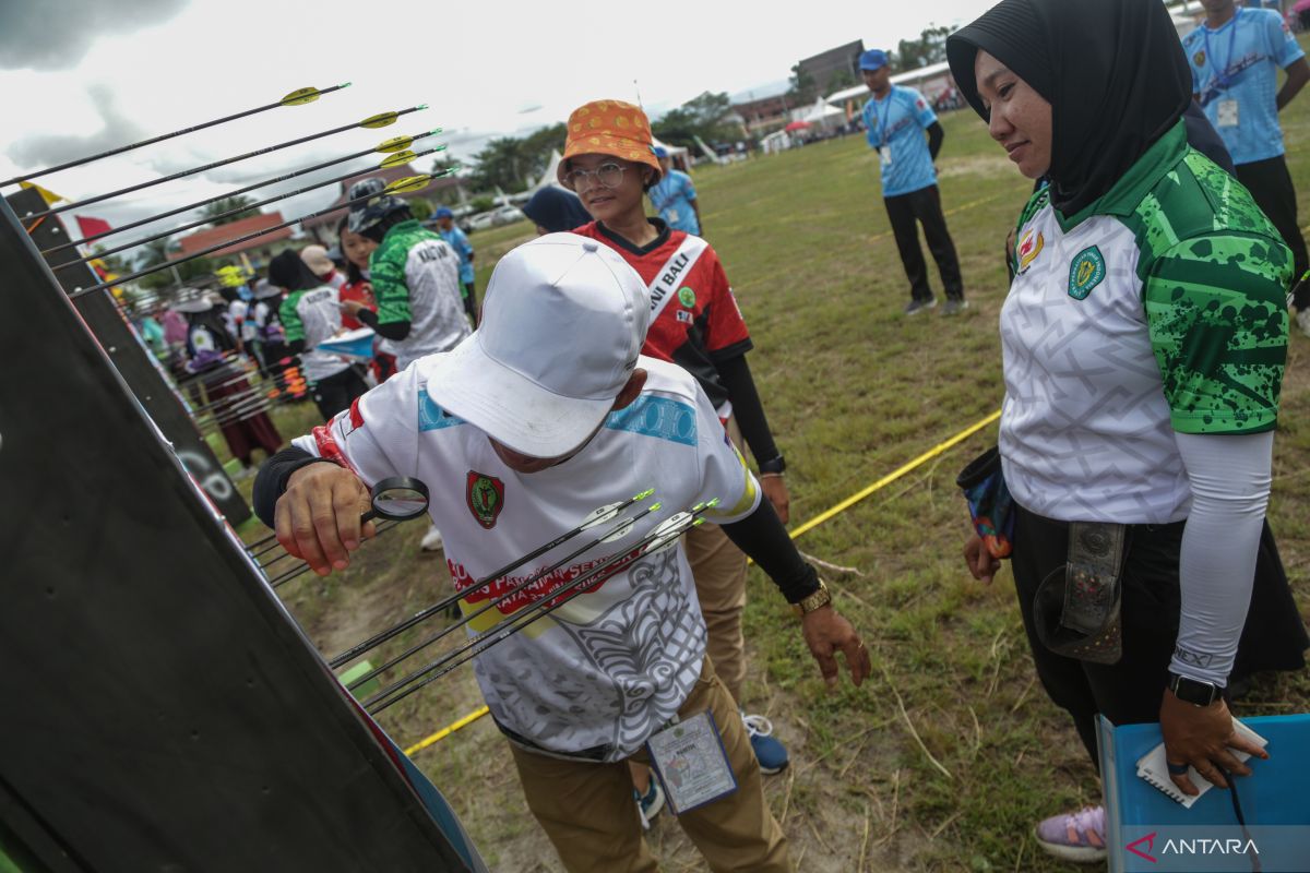 Kalteng mendulang delapan medali dalam Kejurnas Panahan Senior 2022