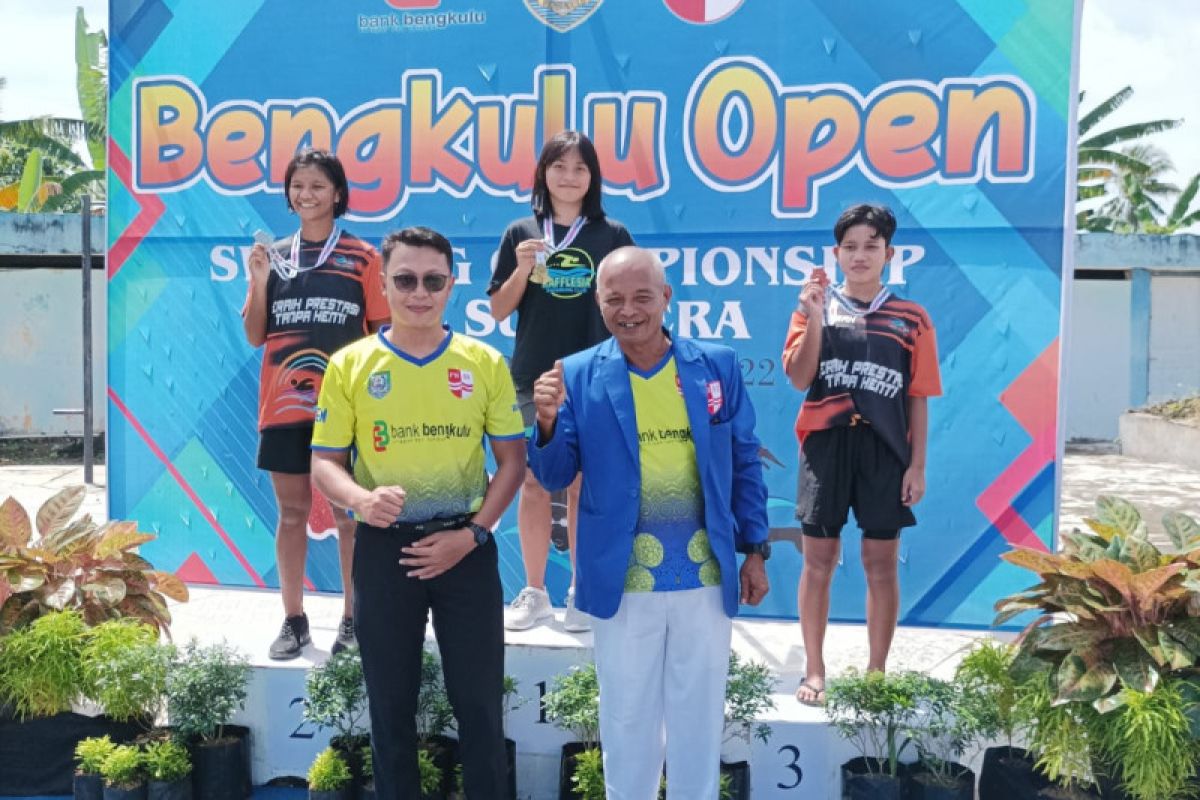 Rafflesia Swimming Club Bandarlampung peringkat 4 se-Sumatera pada Bengkulu Open Championship 2022