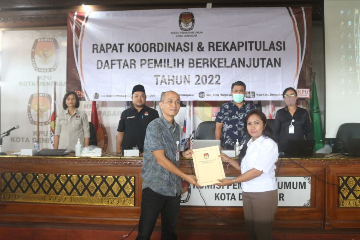 KPU kembali lakukan rekapitulasi daftar pemilih di Denpasar