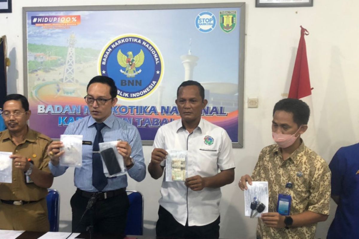 BNNK Tabalong amankan tersangka pemilik 4,48 gram sabu