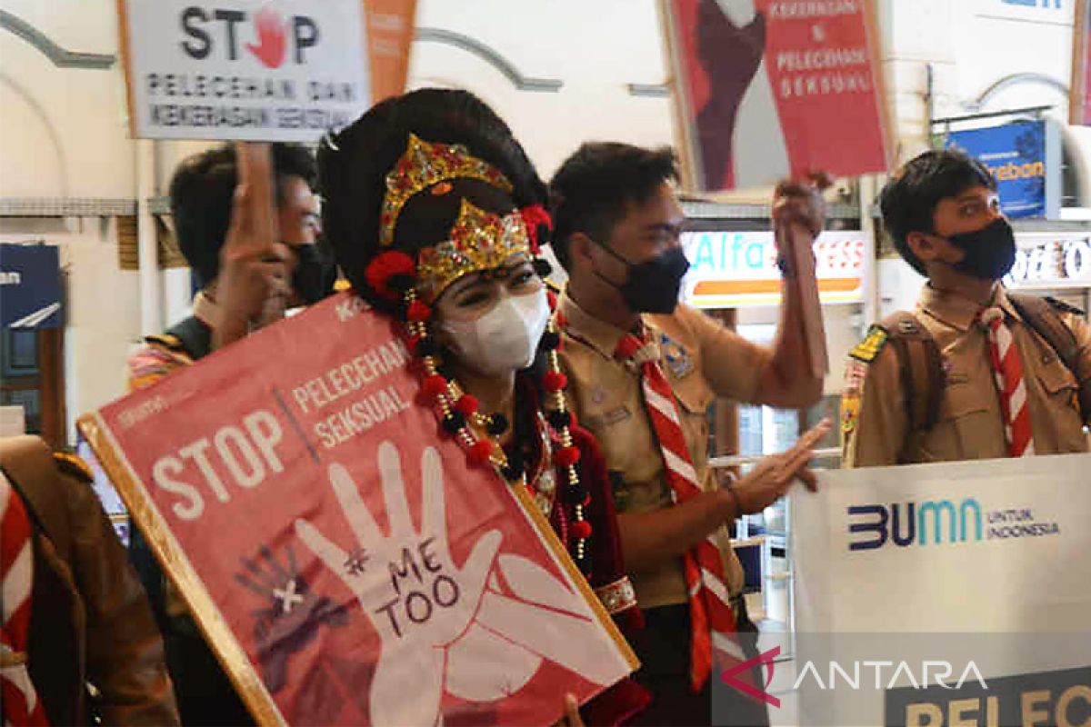 KAI Cirebon kampanyekan lawan tindakan pelecehan dan kekerasan seksual