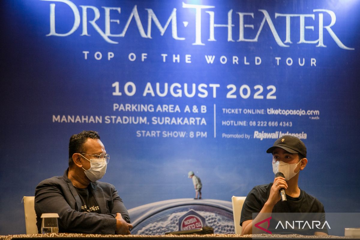 Grup metal Dream Theater gelar konser di Solo pada 10 Agustus