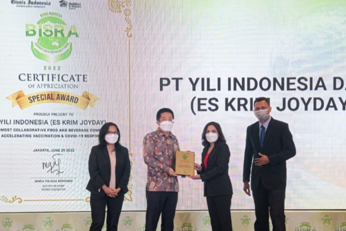 Yili Indonesia raih Bisra Award 2022