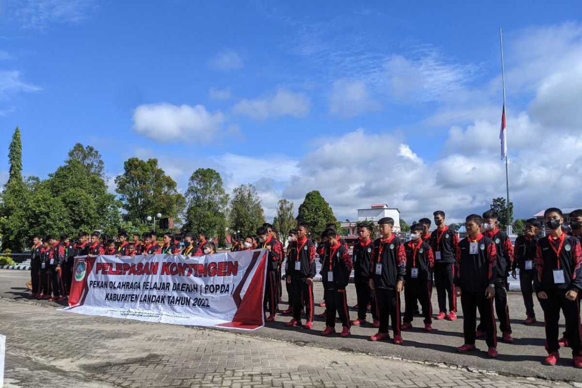 73 atlet dan pelatih dari Kabupaten Landak ikuti Popda Kalbar