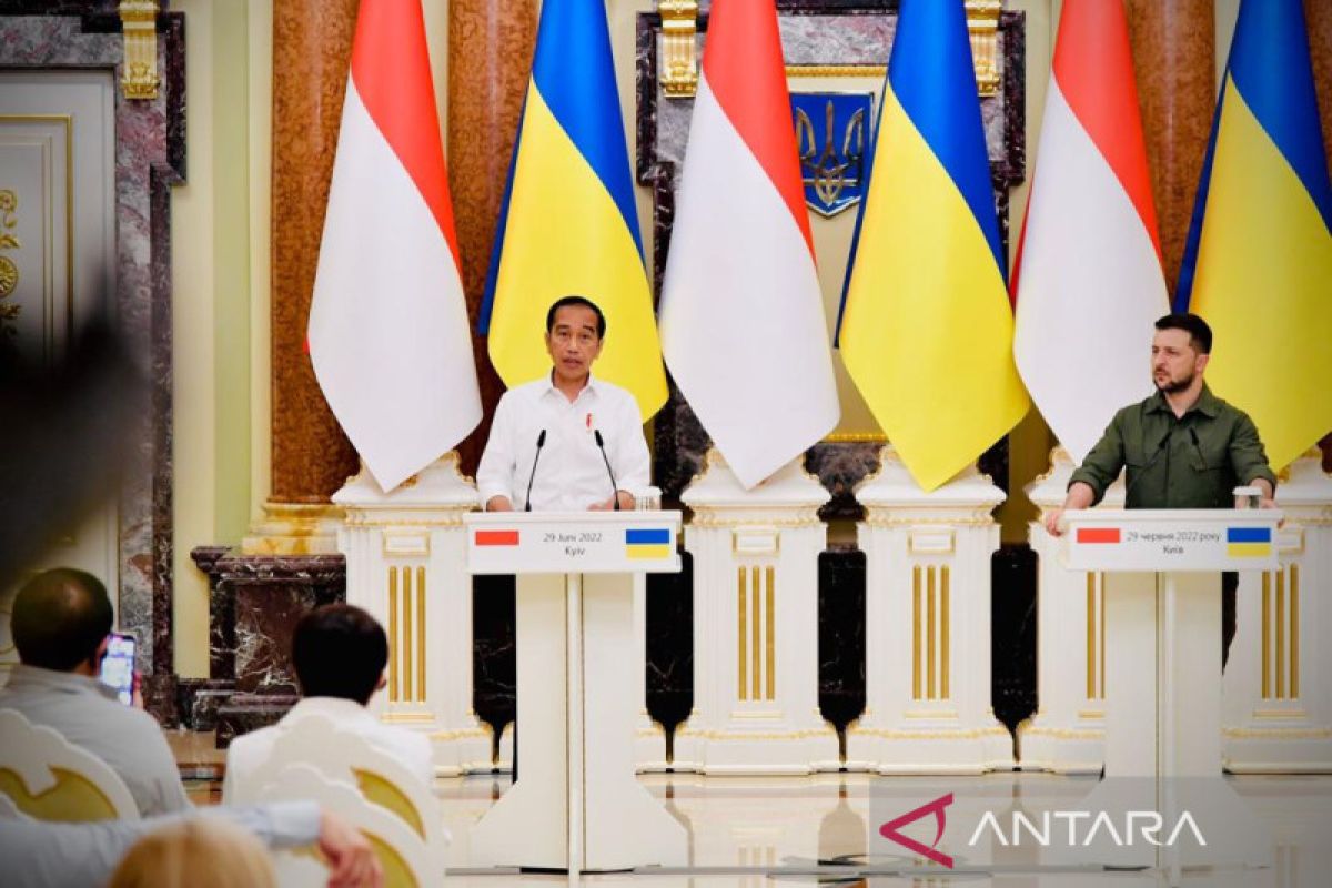 Presiden Jokowi tawarkan bawa pesan dari Zelenskyy untuk Putin