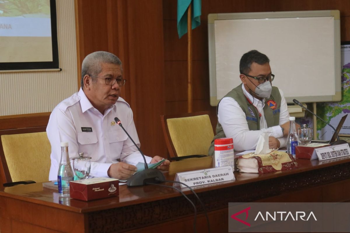 Pemprov gelar rapat koordinasi terkait dengan penanggulangan banjir di Kalbar