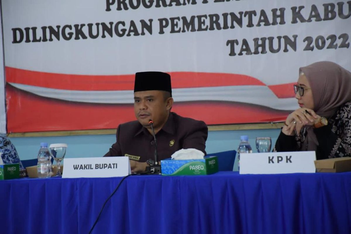 Wabub Kayong Utara Rapat Koordinasi Program Pemberantasan Korupsi