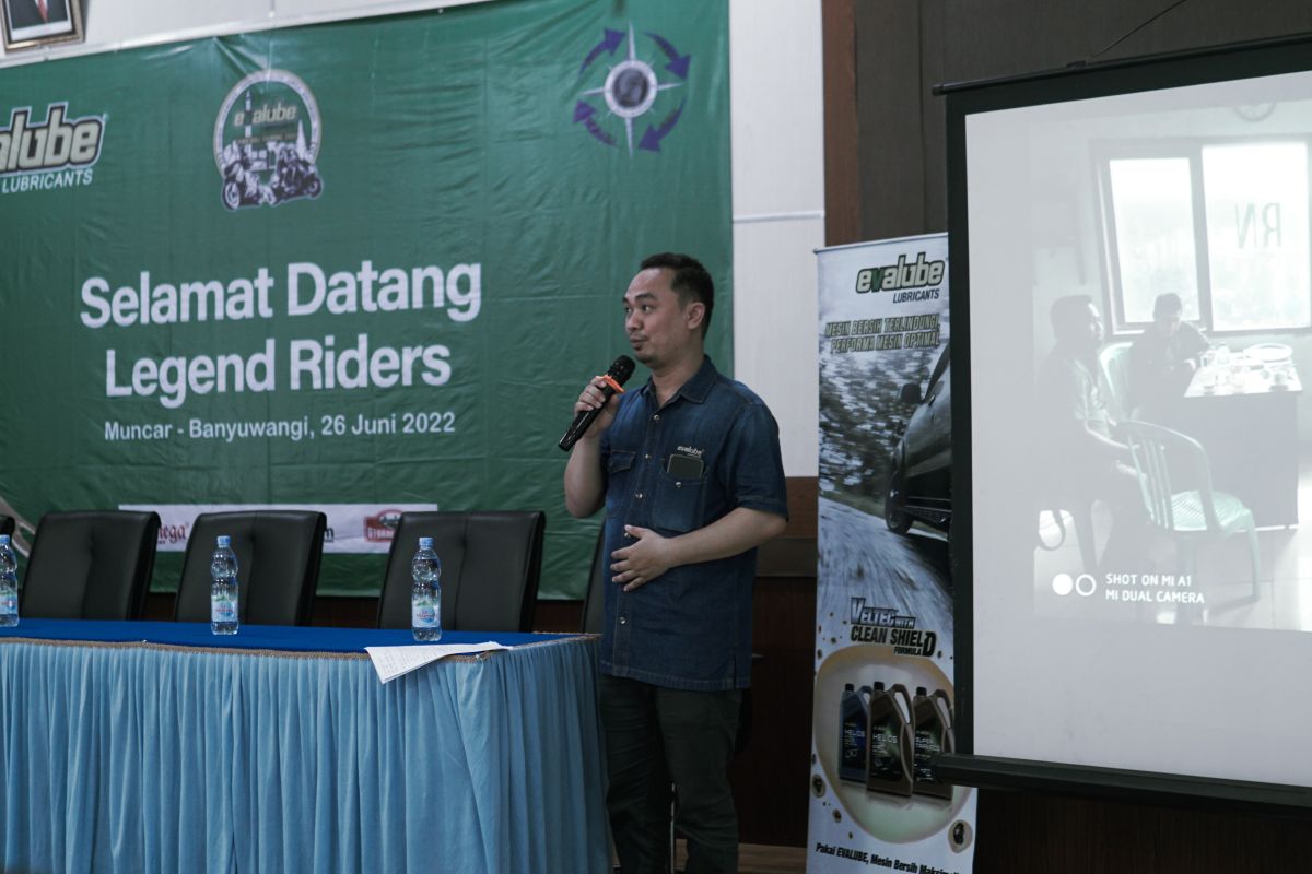 Evalube membuka diri gelar touring bersama komunitas motor