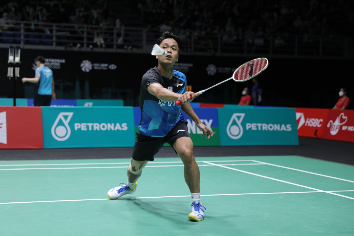 Presiden Jokowi ucapkan selamat kepada Anthony Ginting juarai Singapore Open