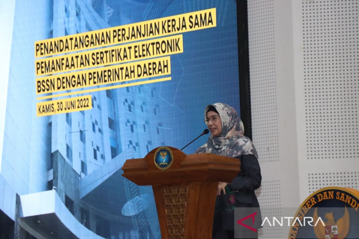 Pemkot Sawahlunto kerjasama dengan BSSN lindungi sertifikat elektronik