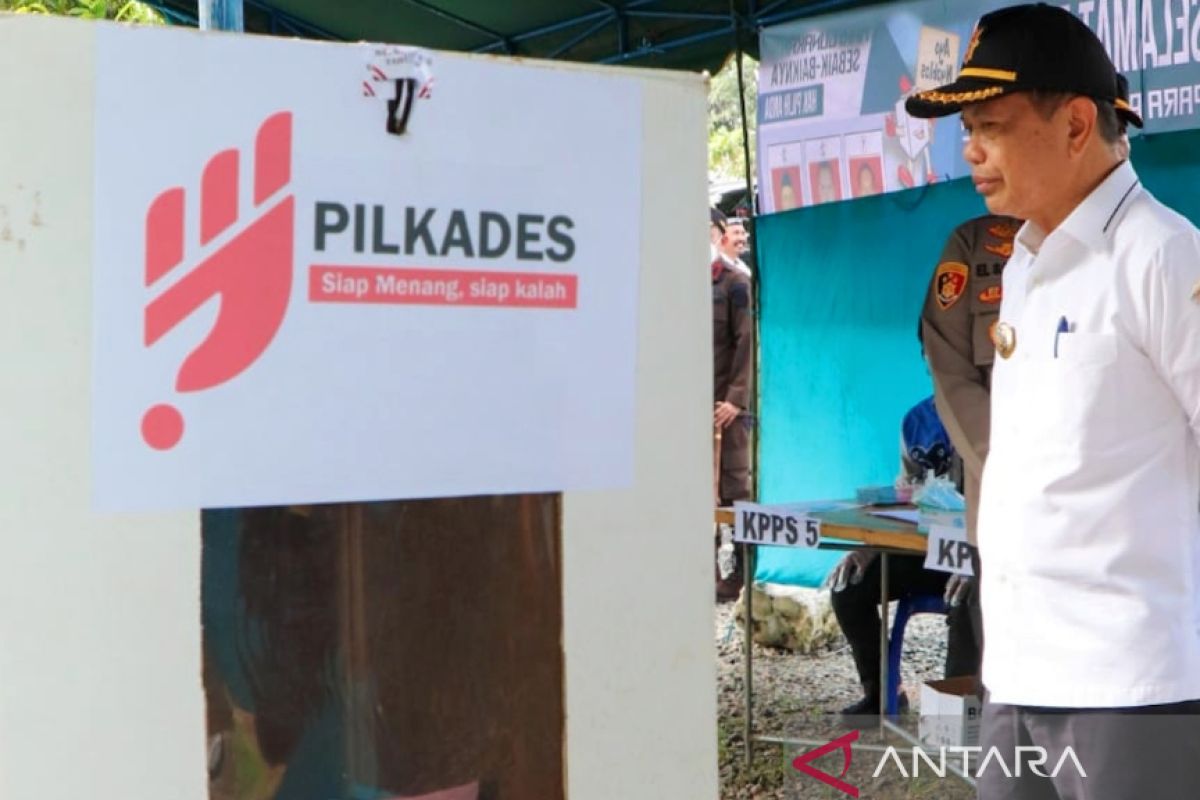 Pilkades serentak di Tapin berlangsung lancar dan damai