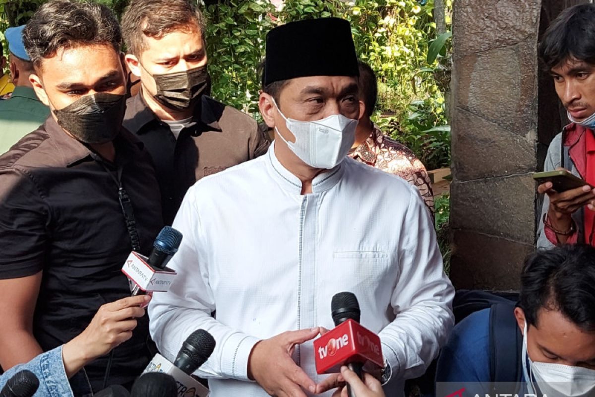 Riza Patria melayat ke rumah duka Tjahjo Kumolo