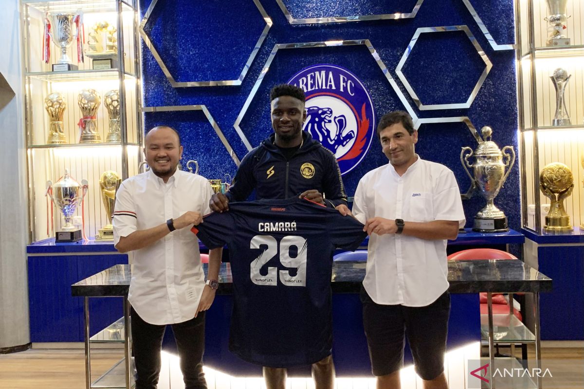 Arema FC perkenalkan striker baru Abel Camara