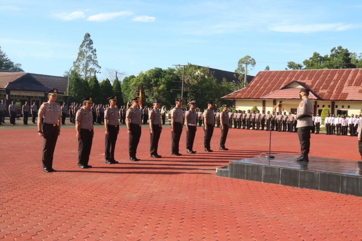 231 personel Polda Jambi naik pangkat satu tingkat