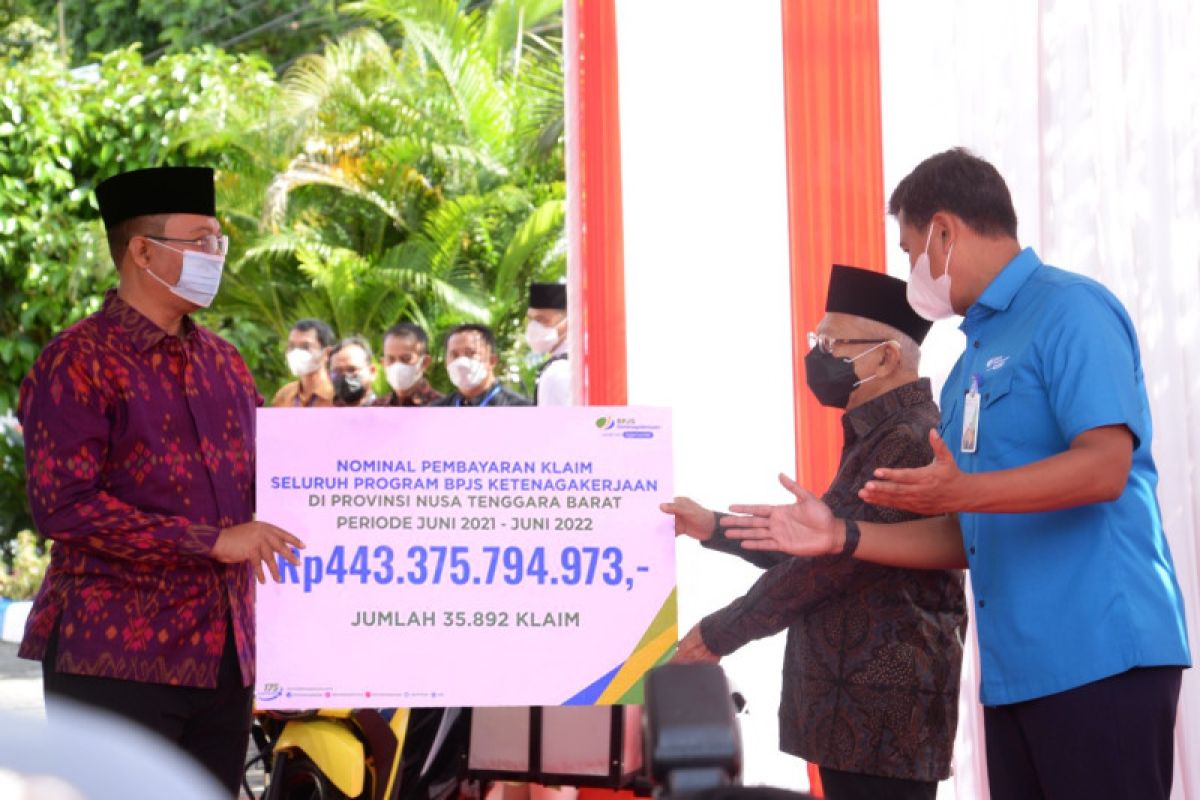 BPJAMSOSTEK bayar manfaat program Rp443 miliar di NTB dalam setahun