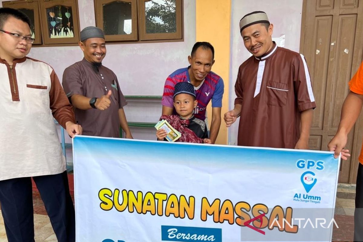 Liburan sekolah, GPS Al Umm HST gelar sunatan massal