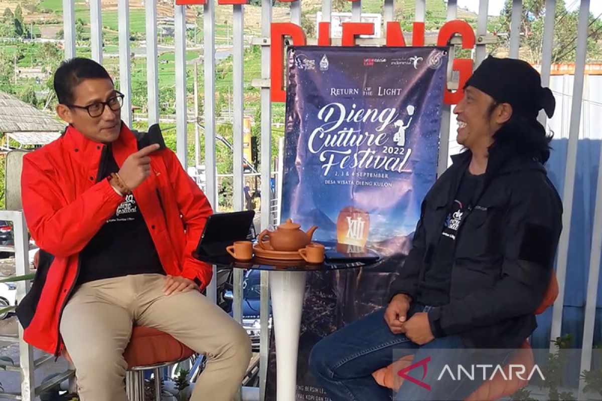 Sandiaga ajak wisatawan hadiri pergelaran Dieng Culture Festival 2022