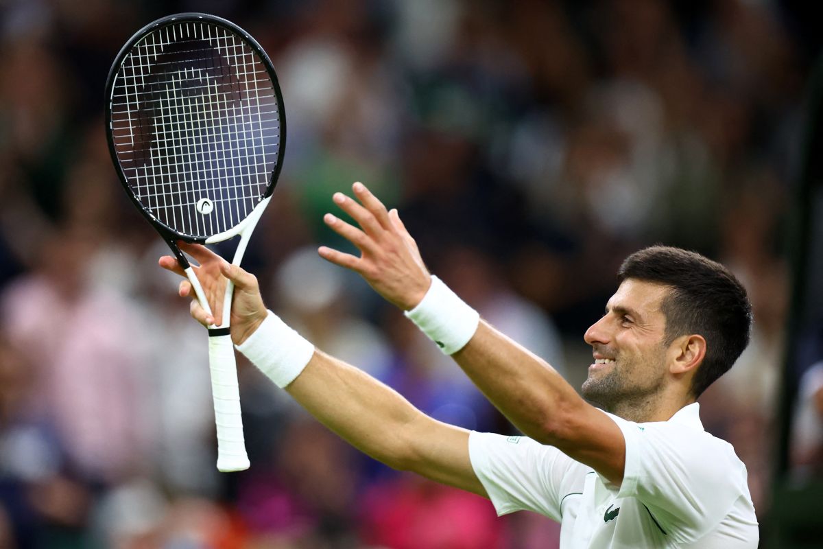 Djokovic melangkah ke perempat final Wimbledon usai tercuri satu set