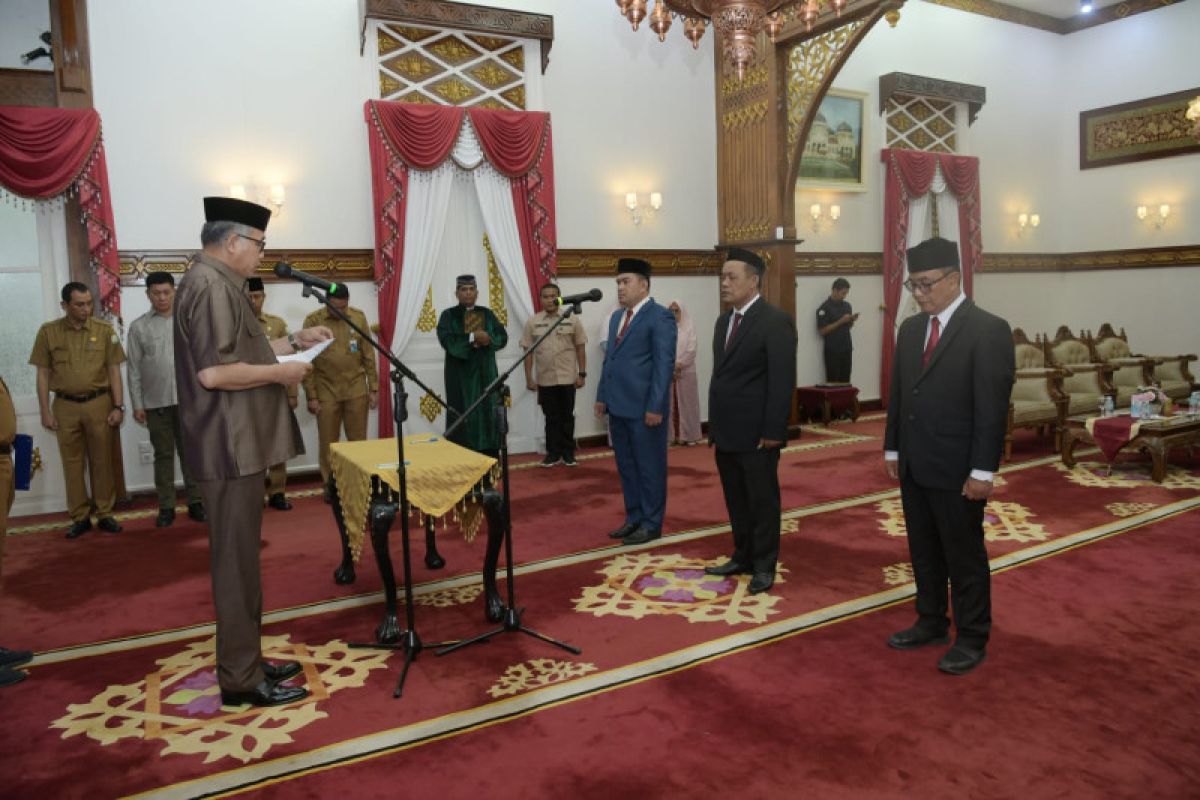 Ini tiga pejabat baru Pemerintah Aceh