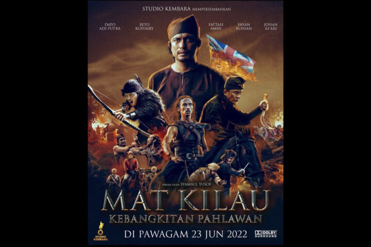 Film "Mat Kilau" raup RM7,3 juta dari penjualan tiket dalam sehari