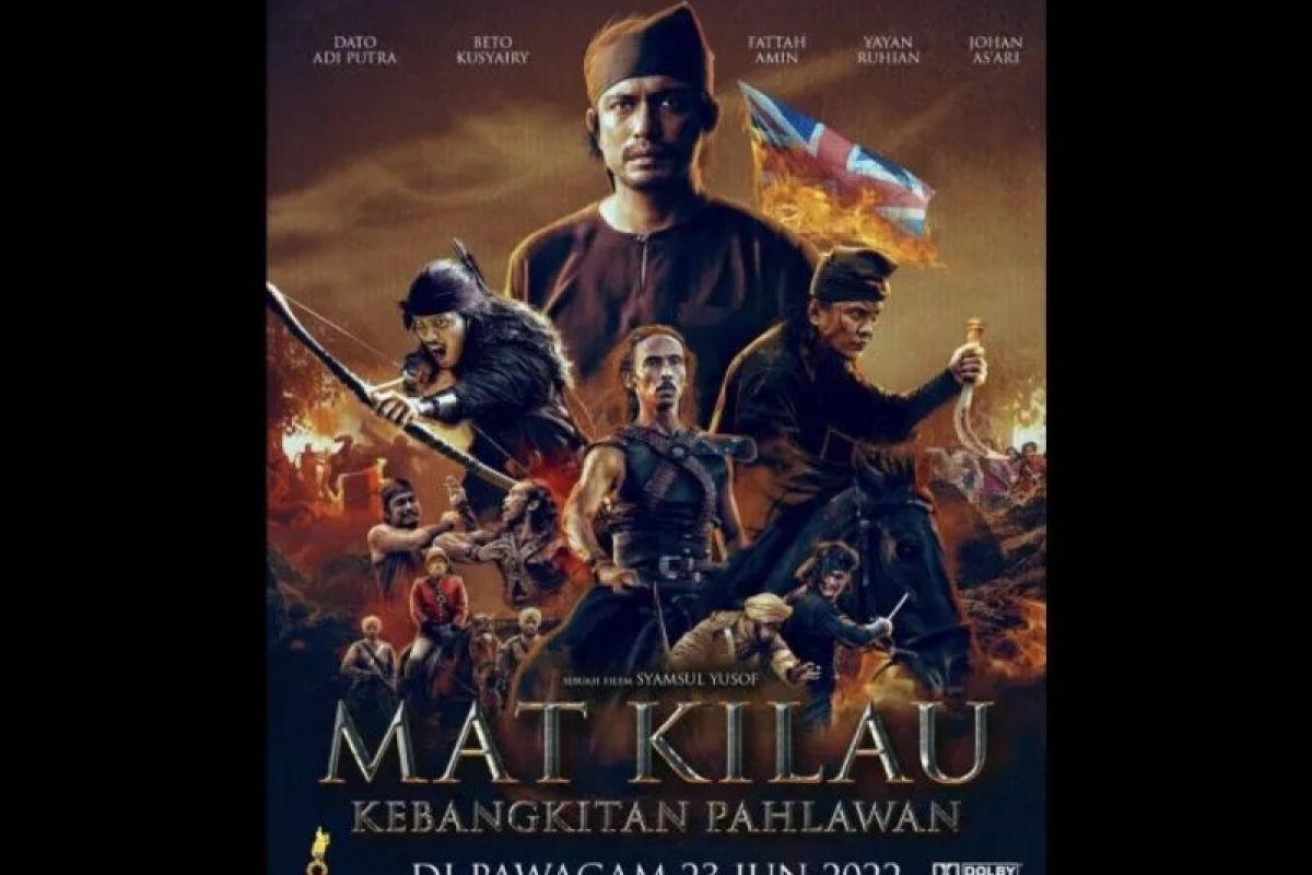 Film kebangkitan Melayu,  "Mat Kilau" raup RM7,3 juta dari penjualan tiket dalam sehari